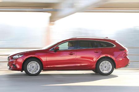 Mazda 6 Kombi 2.2 L D, Seitenansicht