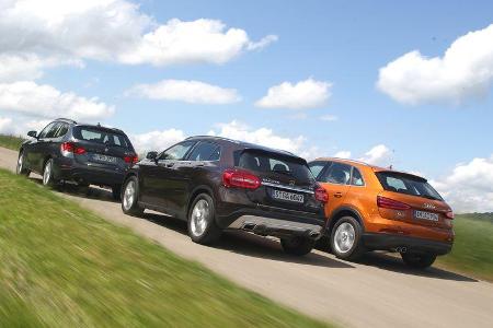 Audi Q3 2.0 TDI Quattro, BMW X1 xDrive 20d Sport Line, Mercedes GLA 220 CDI 4Matic