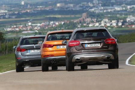 Audi Q3 2.0 TDI Quattro, BMW X1 xDrive 20d Sport Line, Mercedes GLA 220 CDI 4Matic