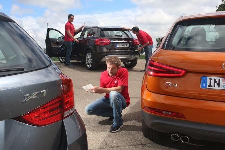 Audi Q3 2.0 TDI Quattro, BMW X1 xDrive 20d Sport Line, Mercedes GLA 220 CDI 4Matic