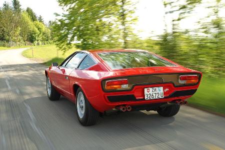 Maserati Khamsin, Heckansicht