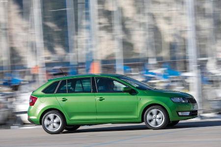 Skoda Rapid Spaceback 1.4 TSI, Seitenansicht