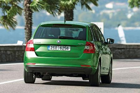 Skoda Rapid Spaceback 1.4 TSI, Heckansicht