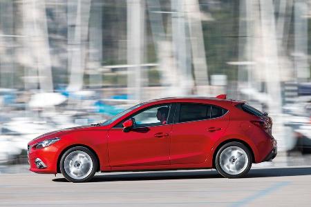 Mazda 3 Skyactiv G 120, Seitenansicht