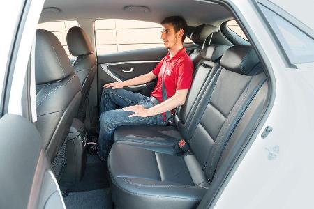 Hyundai i30 1.6, Rcksitz, Beinfreiheit