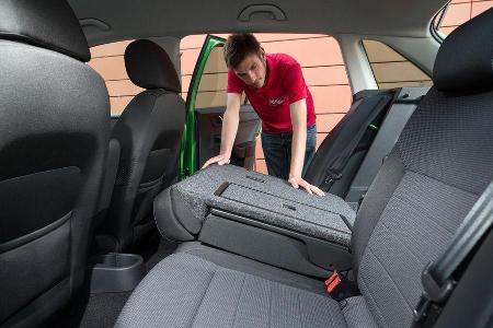 Skoda Rapid Spaceback 1.4 TSI, Rcksitz, Umklappen
