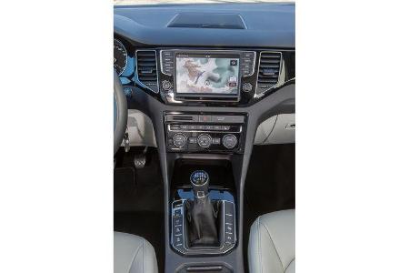 VW Golf Sportsvan 2.0 TDI, Mittelkonsole