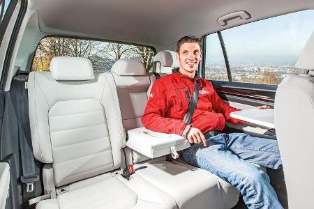 VW Golf Sportsvan 2.0 TDI, Fondsitz, Beinfreiheit