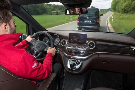 Mercedes V 250 Bluetec, VW Multivan 2.0 BiTDI BMT, Impression