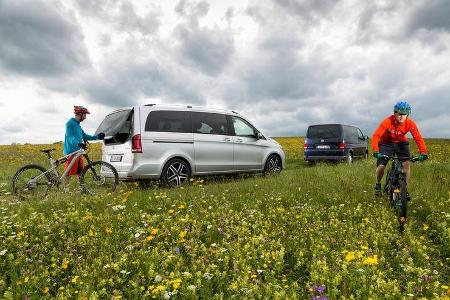 Mercedes V 250 Bluetec, VW Multivan 2.0 BiTDI BMT,