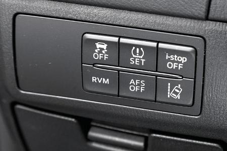 Mazda 6 2.0i, Bedienelemente