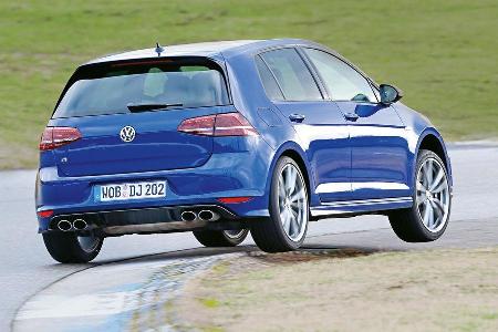 VW Golf R, Heckansicht