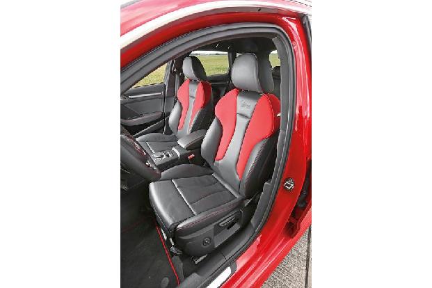 Audi S3 Sportback, Fahrersitz