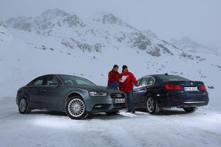 Audi A4 2.0 TFSI Quattro, BMW 328i x-Drive,