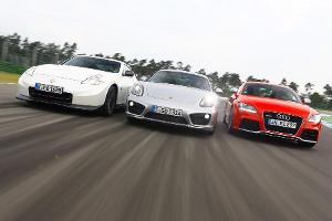 Porsche Cayman S vs. Audi TT RS vs. Nissan 370Z Nismo