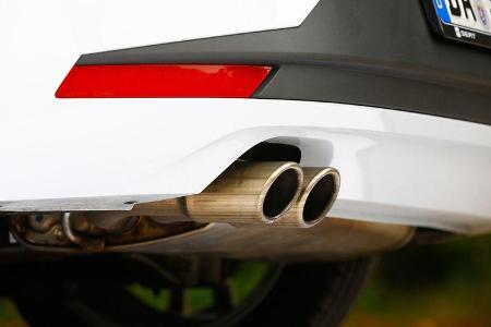 Seat Leon FR 2.0 TDI, Auspuff, Endrohr