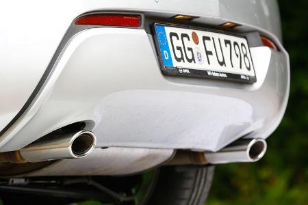 Opel Astra GTC Biturbo CDTI, Auspuff, Endrohr