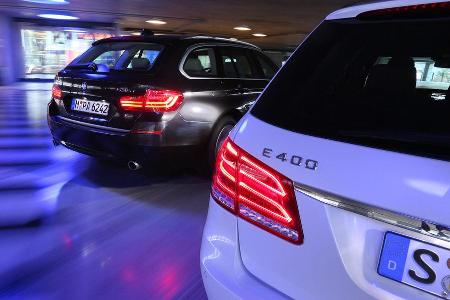 BMW 535i Touring xDrive, Mercedes E 400 T 4Matic,