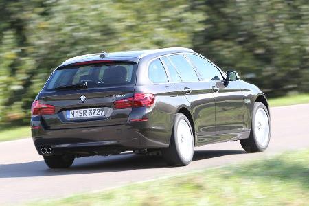 BMW 518d Touring, Heckansicht