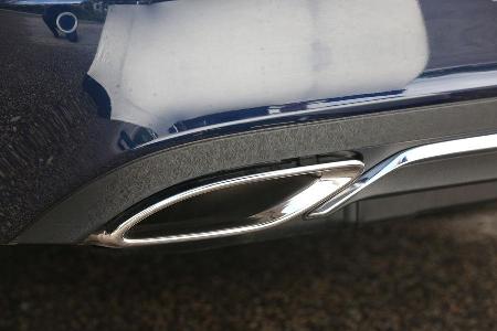 Mercedes E 200 CDI T, Auspuff