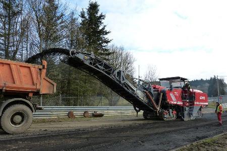 Nrburgring-Nordschleife - Flugplatz - Umbau - Asphalt - 12/2015