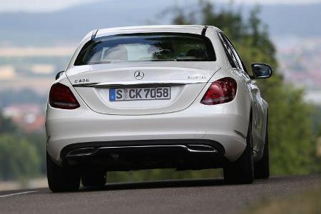 Mercedes C 220 Bluetec, Heckansicht