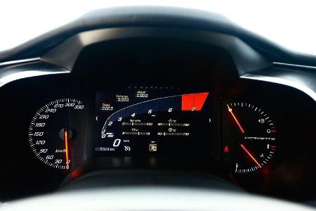 Corvette C7 Stingray, Rundinstrumente, Anzeigen