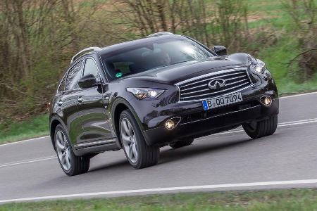 Infiniti QX70 5.0 S, Frontansicht