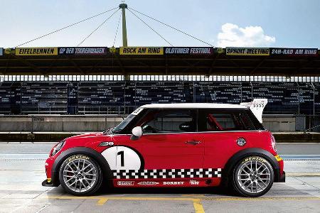 Premiere feiert der neue Mini John Cooper Works Challenge auf der IAA 2007.