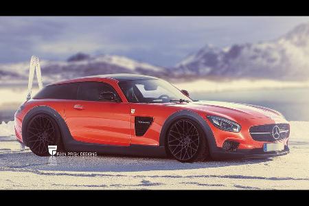 Mercedes AMG GT - Photoshop - Shooting Brake - Rain Prisk 2015