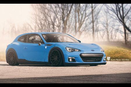 Subaru BRZ - Photoshop - Shooting Brake - Rain Prisk 2015