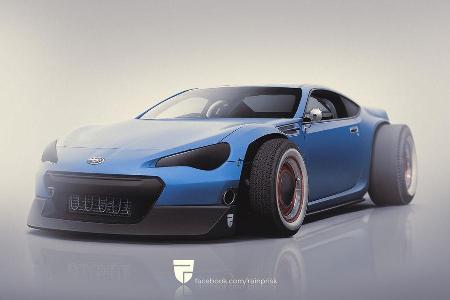 Subaru BRZ Hot Rod - Photoshop - Rain Prisk 2015