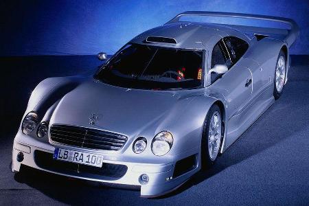 Weitere wichtige Modelle: Mercedes CLK GTR