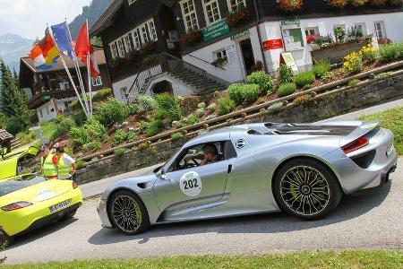 Silvretta E-Auto 2015, Start und Mittagspause Tag 2