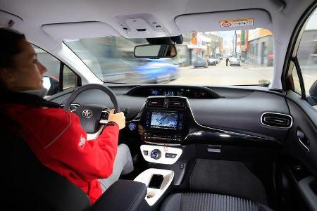 Toyota Prius, Cockpit, Fahrersicht