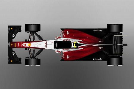 Ferrari - Formel 1 - Lackierung - Design-Concept