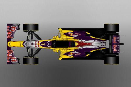 Red Bull - Formel 1 - Lackierung - Design-Concept