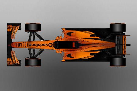 McLaren - Formel 1 - Lackierung - Design-Concept