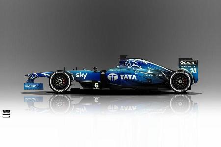 Jaguar - Formel 1 - Lackierung - Design-Concept