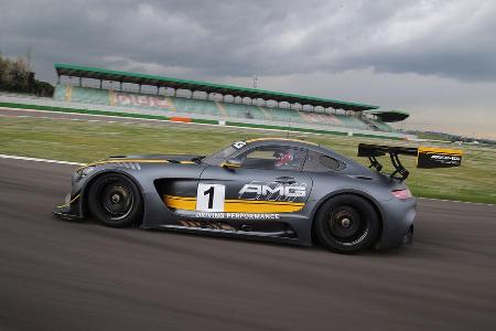 Mercedes-AMG GT3, Tracktest, Seitenansicht