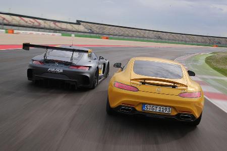 Mercedes-AMG GT3, Tracktest, Heckansicht