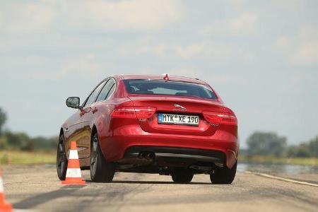 Jaguar XE 20d, Heckansicht