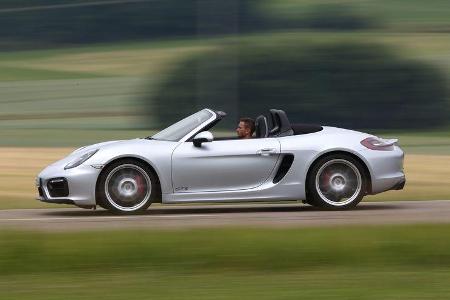 Porsche Boxster GTS, Seitenansicht Porsche Boxster GTS, Seitenansicht