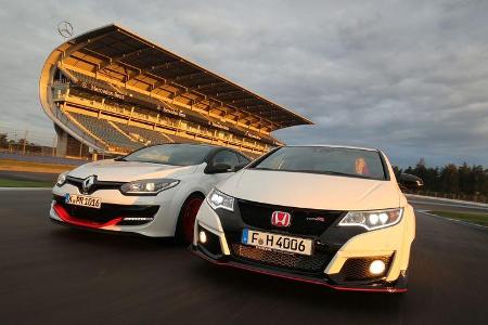 Honda Civic Type R, Renault Mégane R.S. Trophy-R,