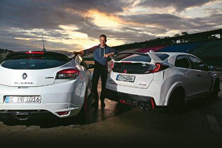 Honda Civic Type R, Renault Mégane R.S. Trophy-R, Christian Gebhardt