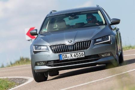 Skoda Superb Combi 2.0 TDI, Frontansicht