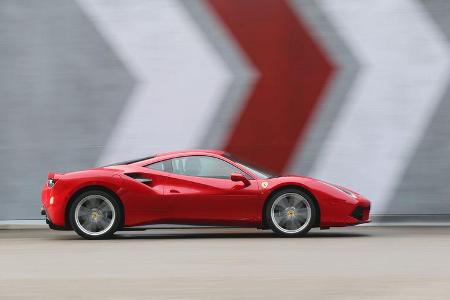 Ferrari 488 GTB, Seitenansicht