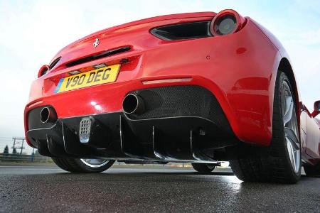 Ferrari 488 GTB, Endrohre