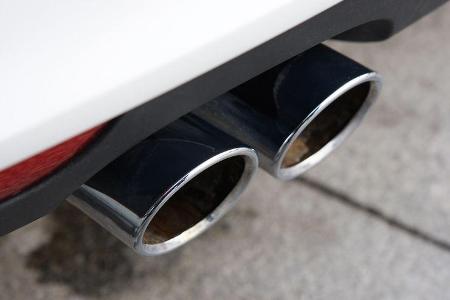 Audi A1 Sportback 2.0 TDI, Auspuff, Endrohre