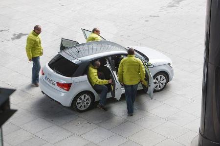 Audi A1 Sportback 2.0 TDI, Einsteigen, Türen